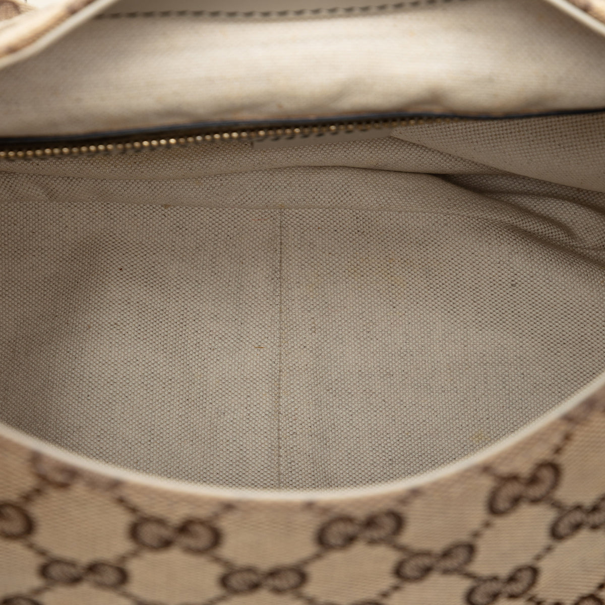 Gucci Medium GG Canvas Emily Flap Satchel White