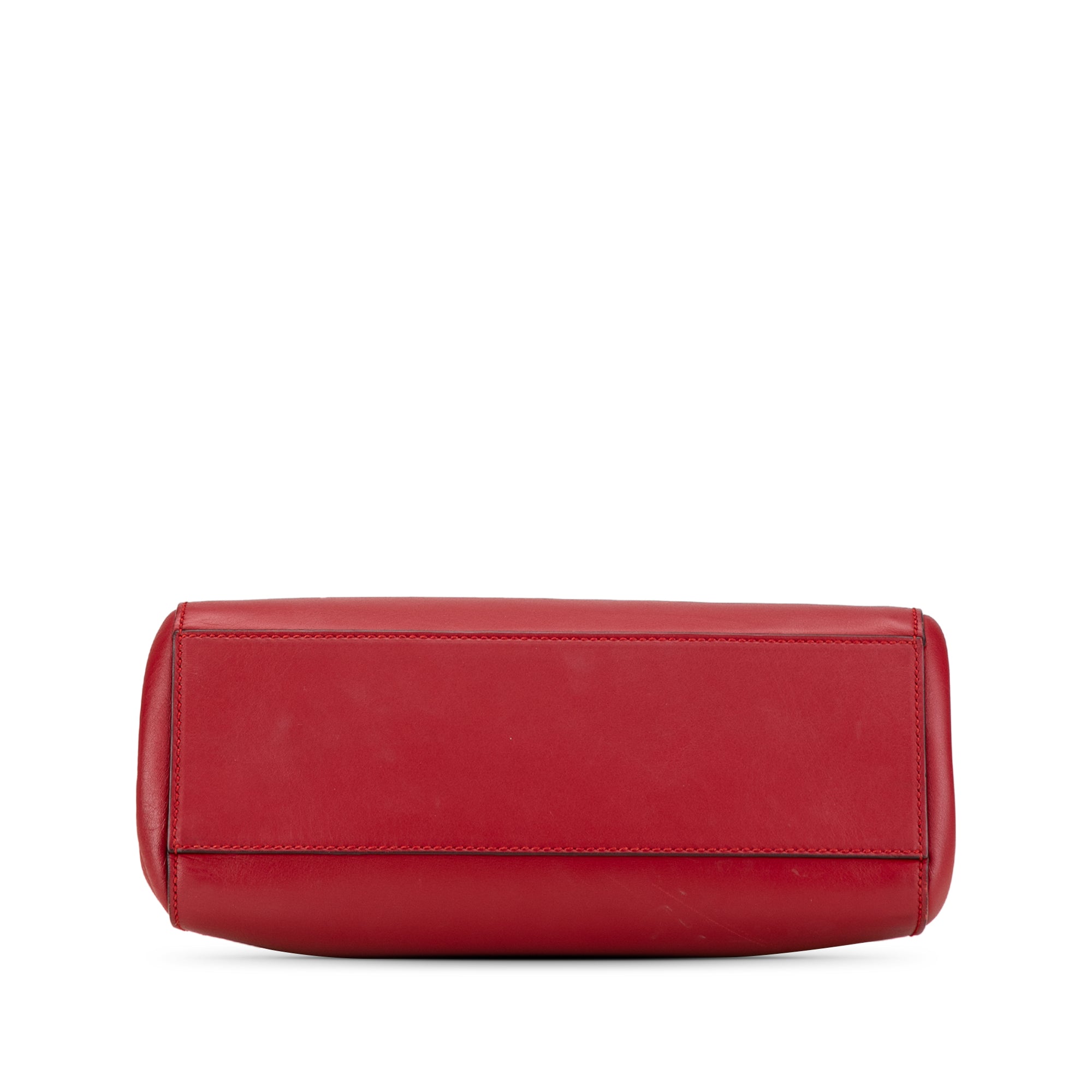 Gucci Small Leather Bamboo Nymphaea Satchel In Red