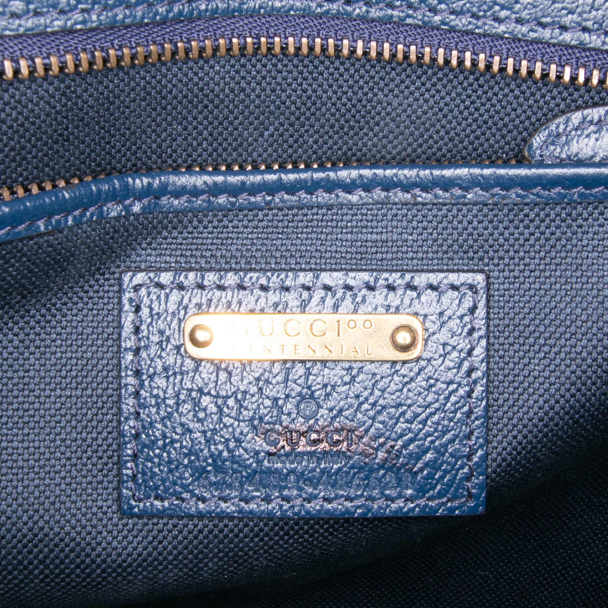 Gucci 100th Anniversary Medium GG Coated Canvas Kaleidoscope 1947 Bamboo Top Handle Bag