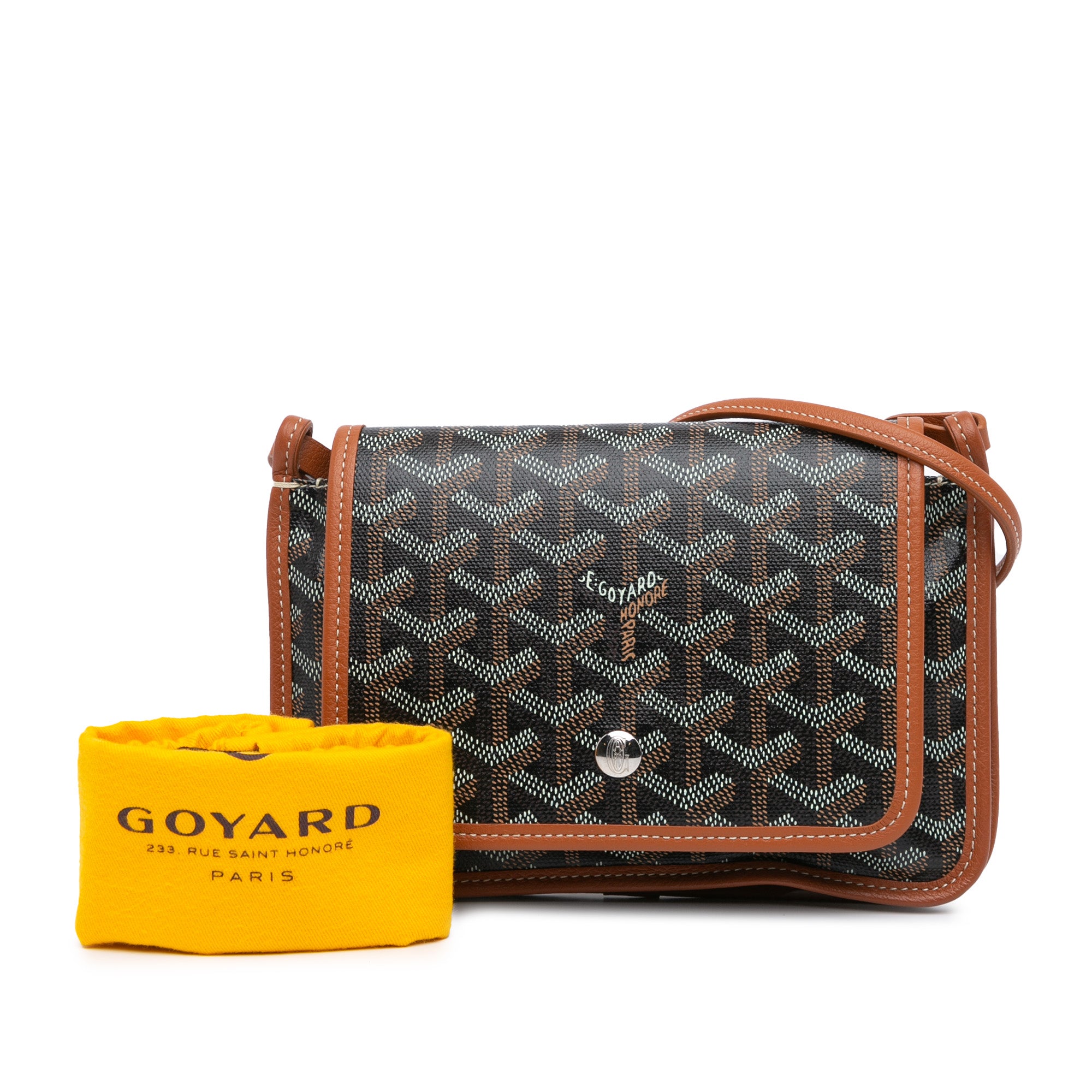 Goyard Goyardine Plumet Pocket Wallet In Black