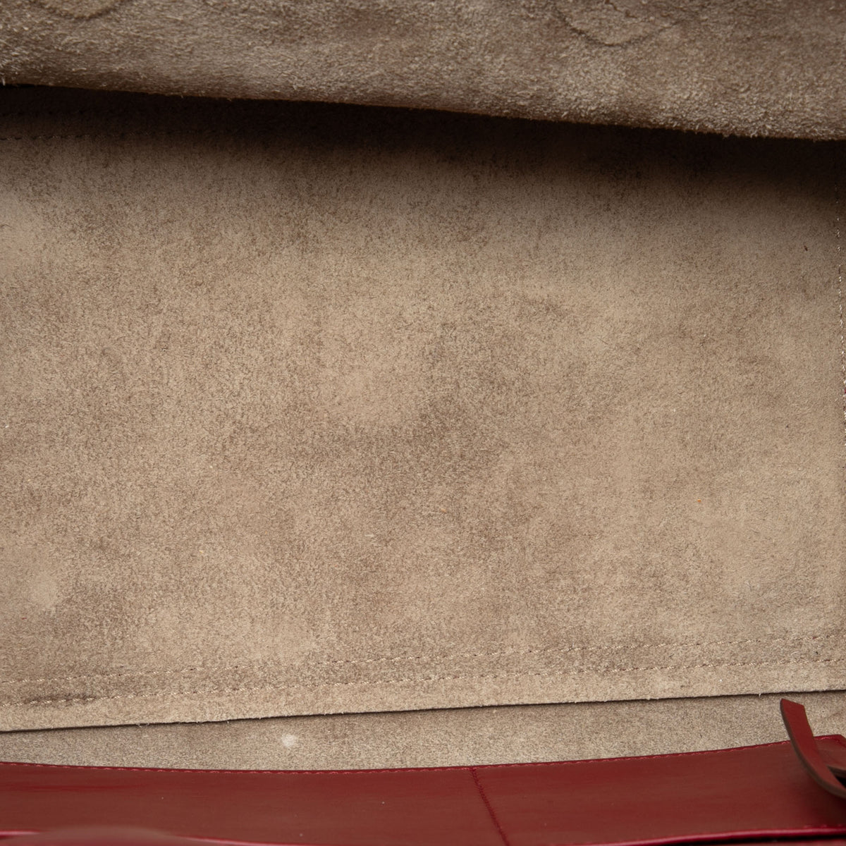 Celine Small Leather Tie Tote Bag in Red