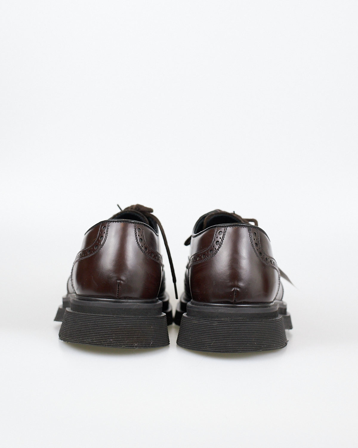 Sapatos Prada Brogues Marrons - Tamanho 43