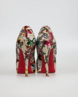 Christian Louboutin Multicolore Python Bianca Chaussures - Taille 41