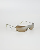 Salvatore Ferragamo Silver Vintage Sunglasses