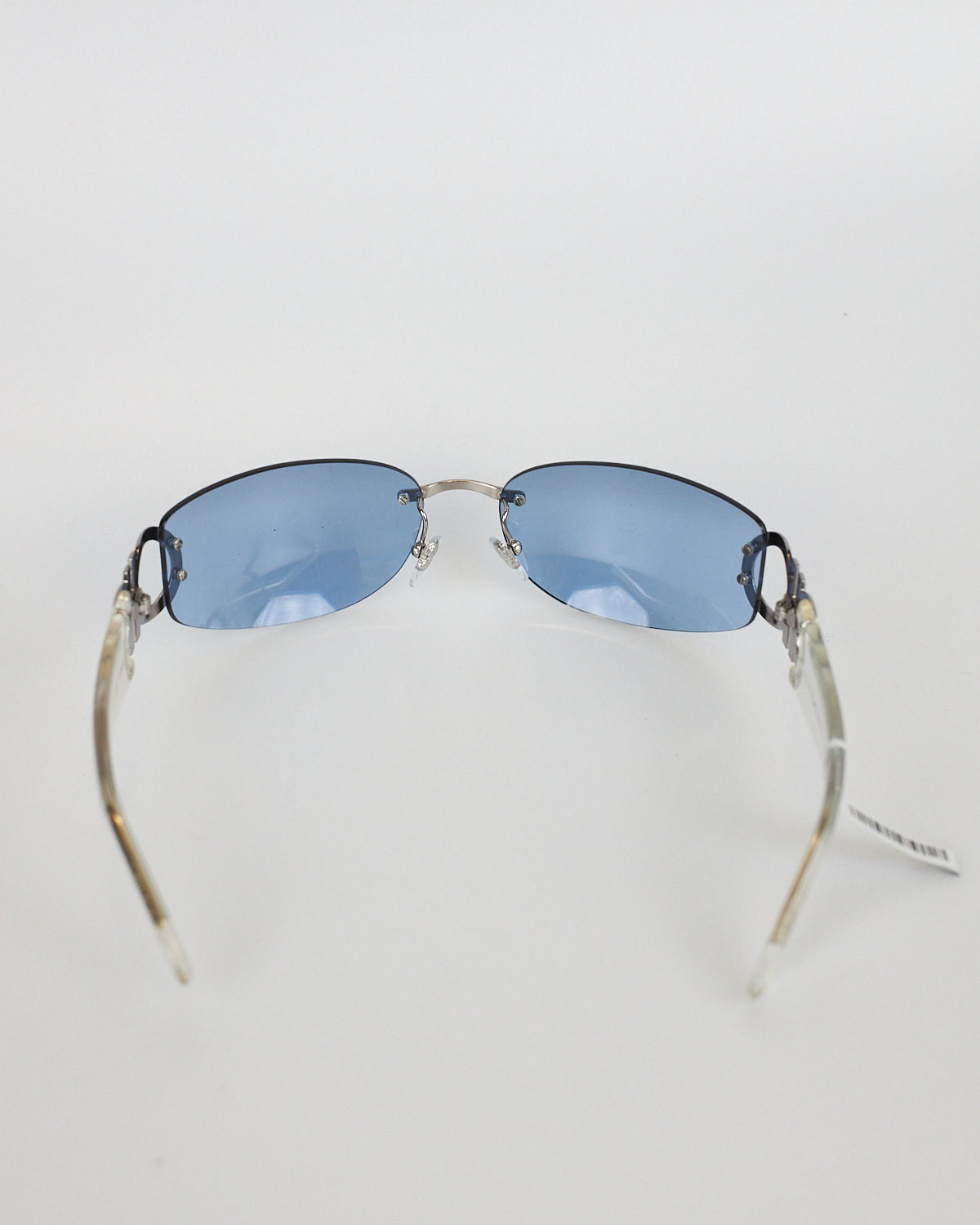 Óculos de sol vintage azul Salvatore Ferragamo