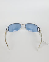Salvatore Ferragamo Blue Vintage Sunglasses