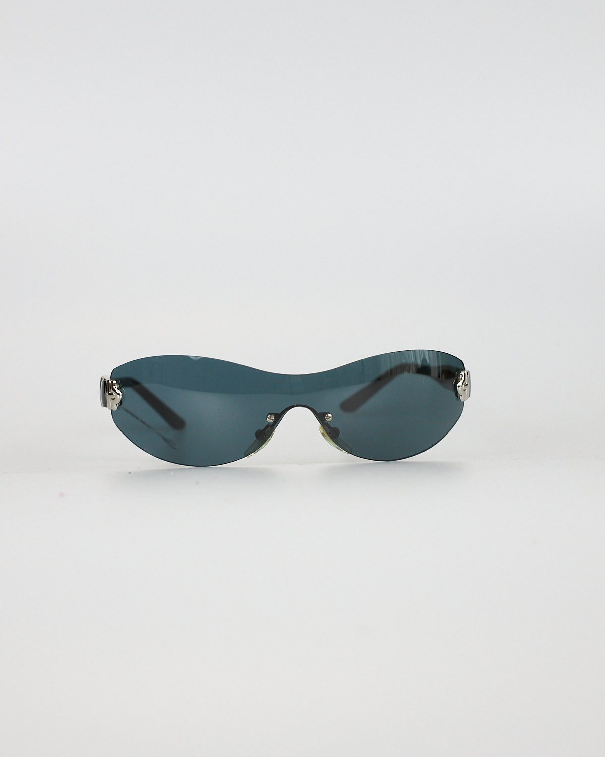 Óculos de sol vintage azul Bvlgari