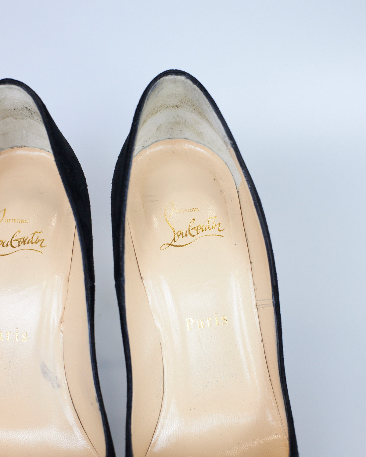 Sapatos de camurça CHRISTIAN LOUBOUTIN Kate 100 - tamanho 39 