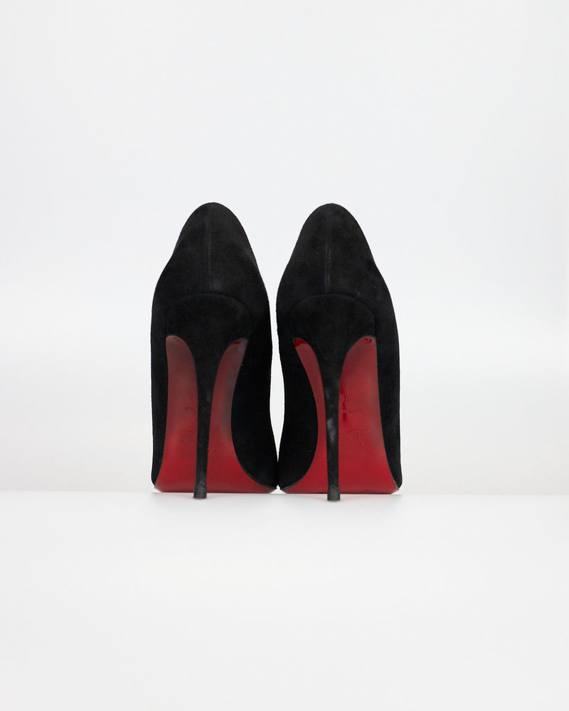Christian Louboutin Kate 100 Suede Pumps