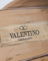 Valentino Black Leather Sandals- Size 39