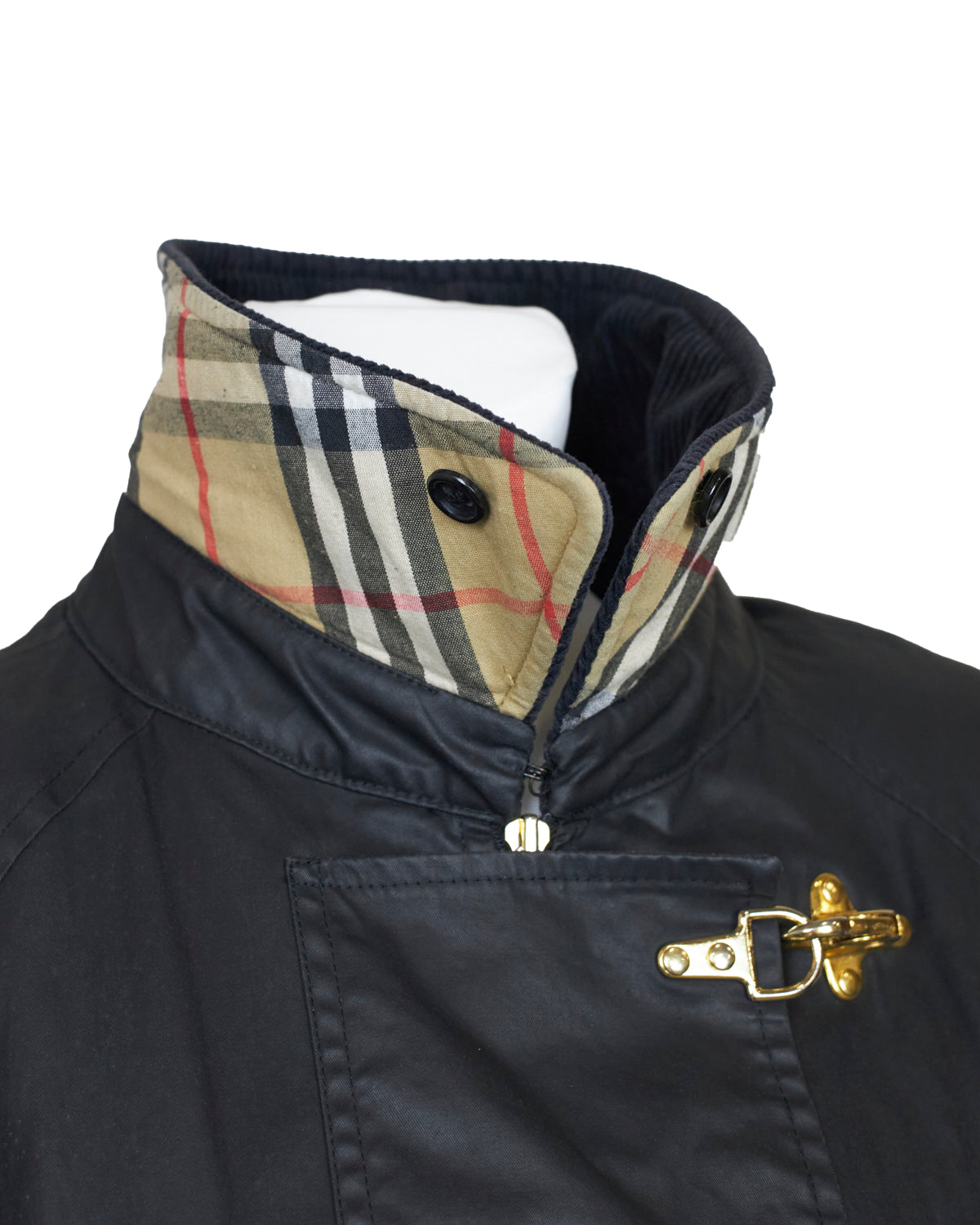 Veste noire imperméable Burberry