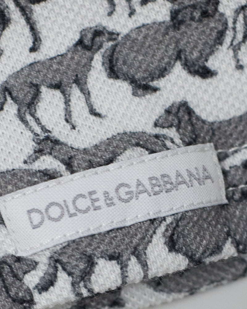 Dolce And Gabbana Kids Polo In Grey