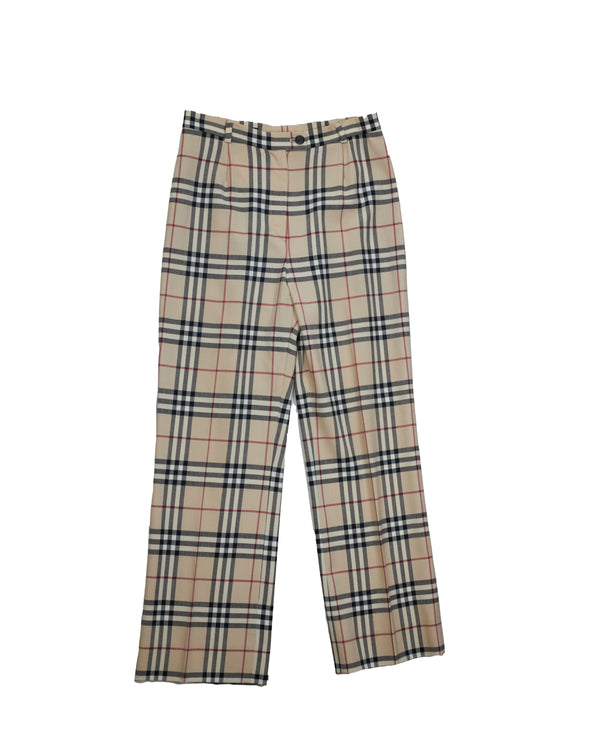 Pantalon Burberry Vintage à monogramme