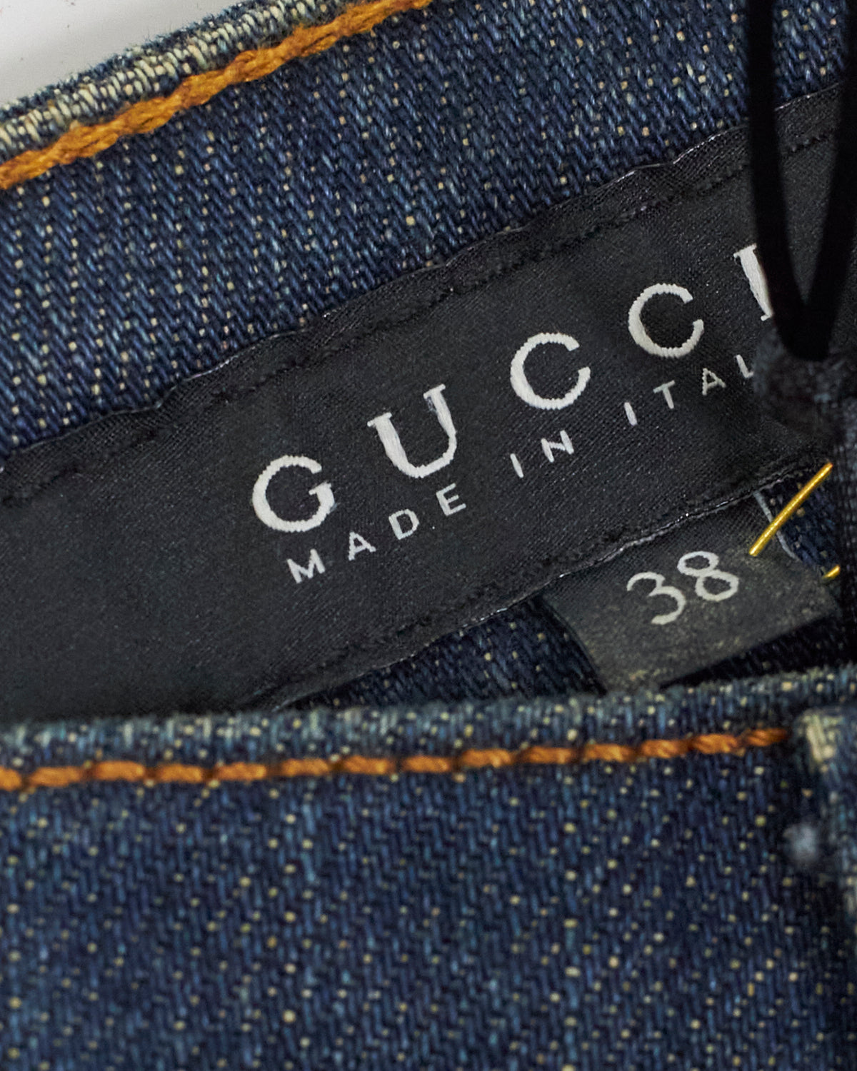 Gucci Jean GG en denim bleu