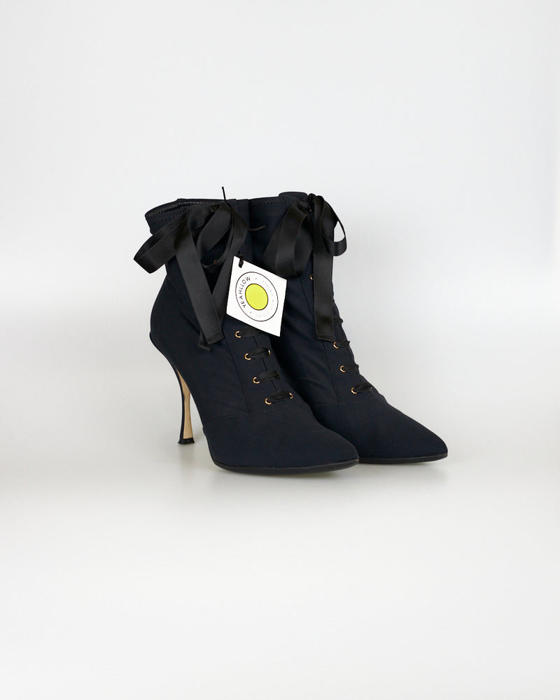 Dolce&Gabbana Black Lycra Boots - Size 40