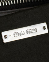 Miu Miu Crystal Leather Handbag