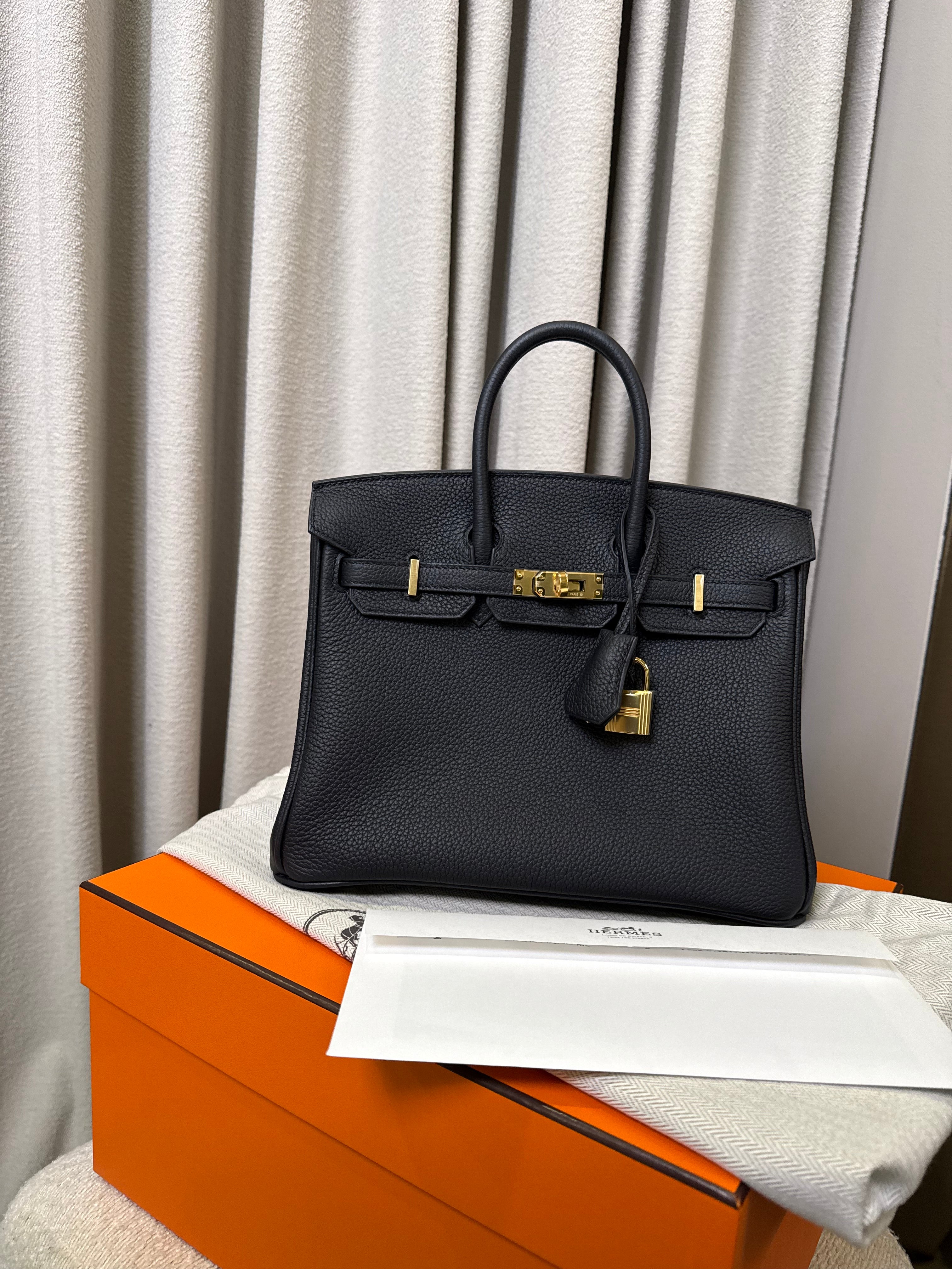 Birkin 25 Togo new condition - full set with box and receipt 2026
