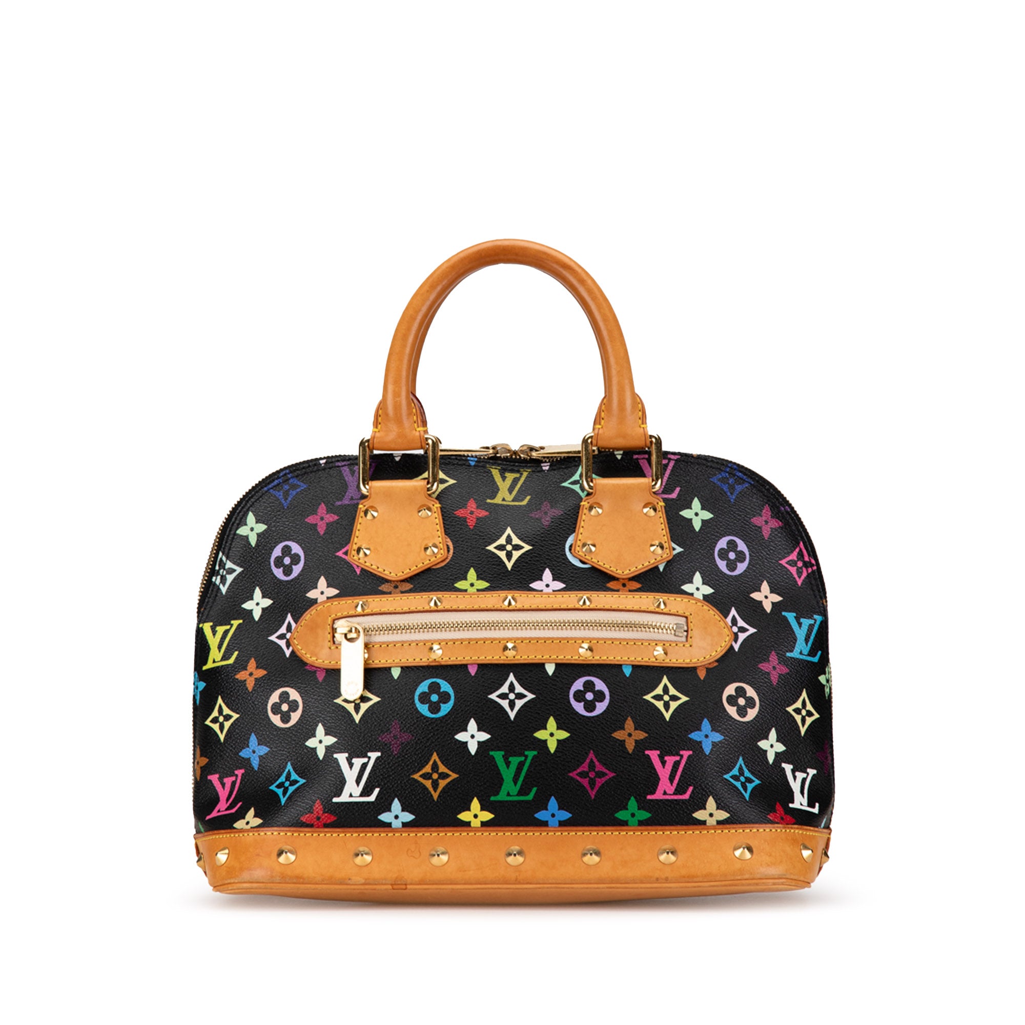 Louis Vuitton Monogram Multicolore Alma PM In Black