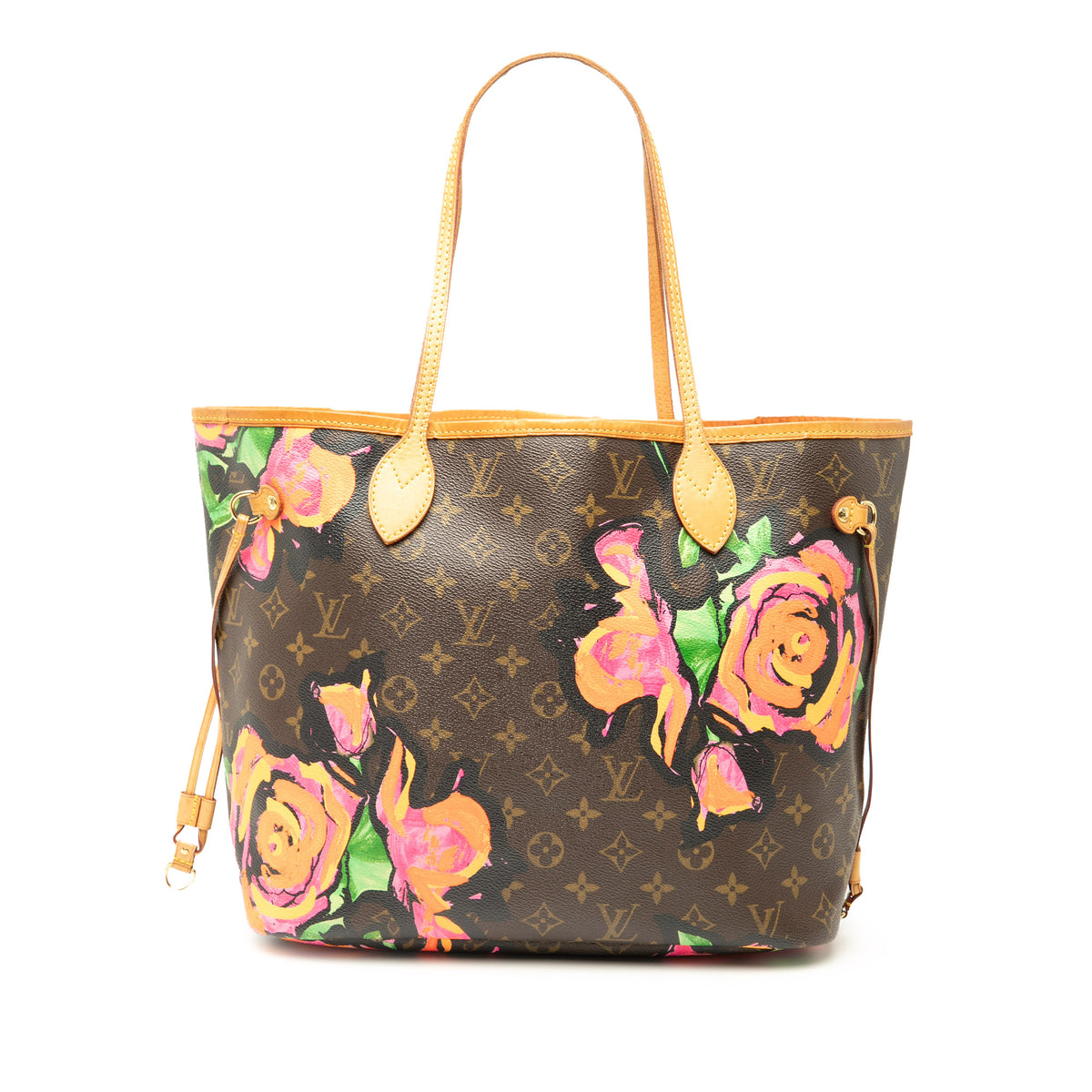 Louis Vuitton ouis Vuitton x Stephen Sprouse Roses Neverfull MM Brown - Rare