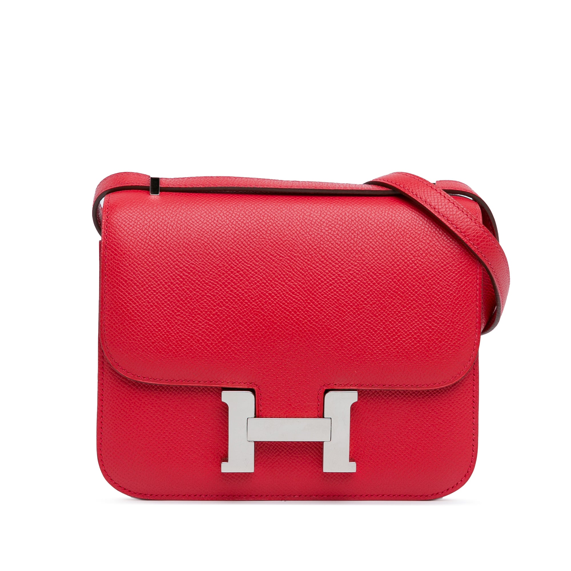 Hermès Mini Epsom Constance 18 In Red