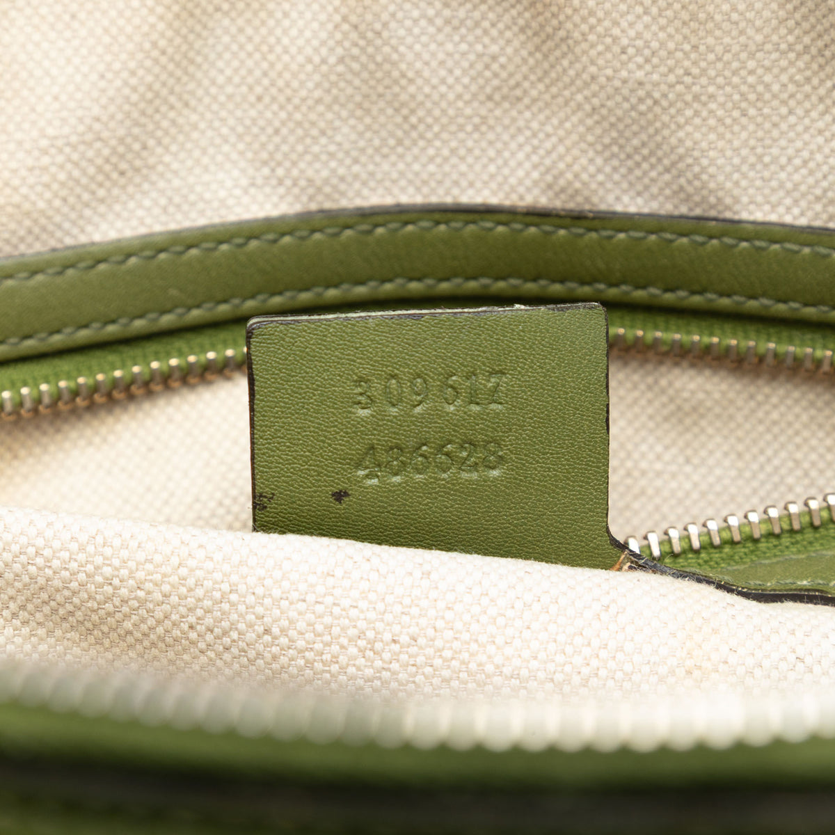 Gucci Small Microguccissima Nice Dome Satchel Green