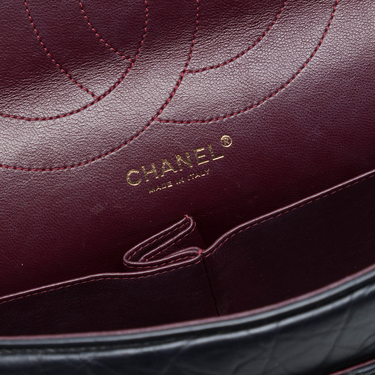 Chanel Quilted Calfskin Reissue 2.55 Double Flap 227 in Black