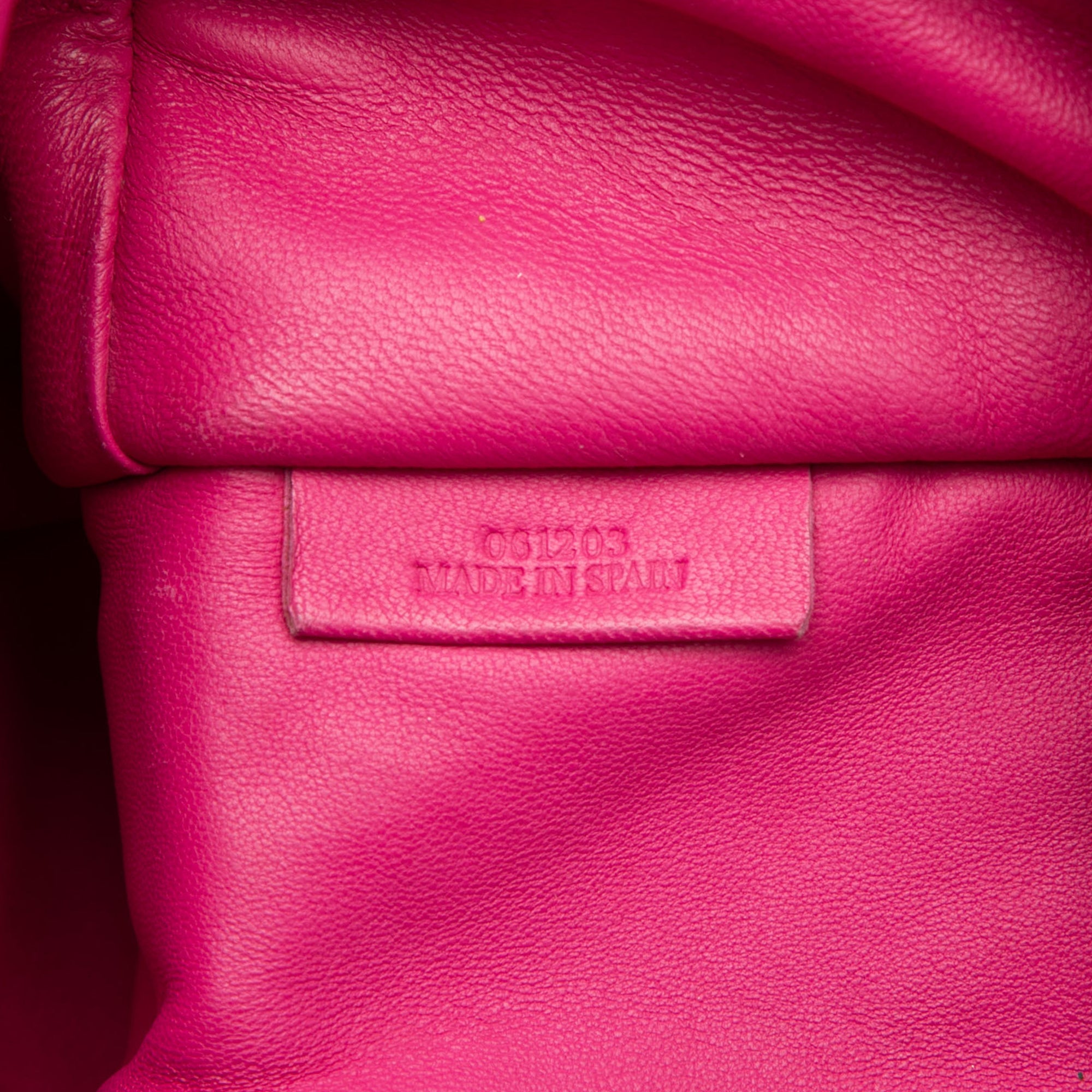 LOEWE Tricolor Goatskin Amazona 36 Pink