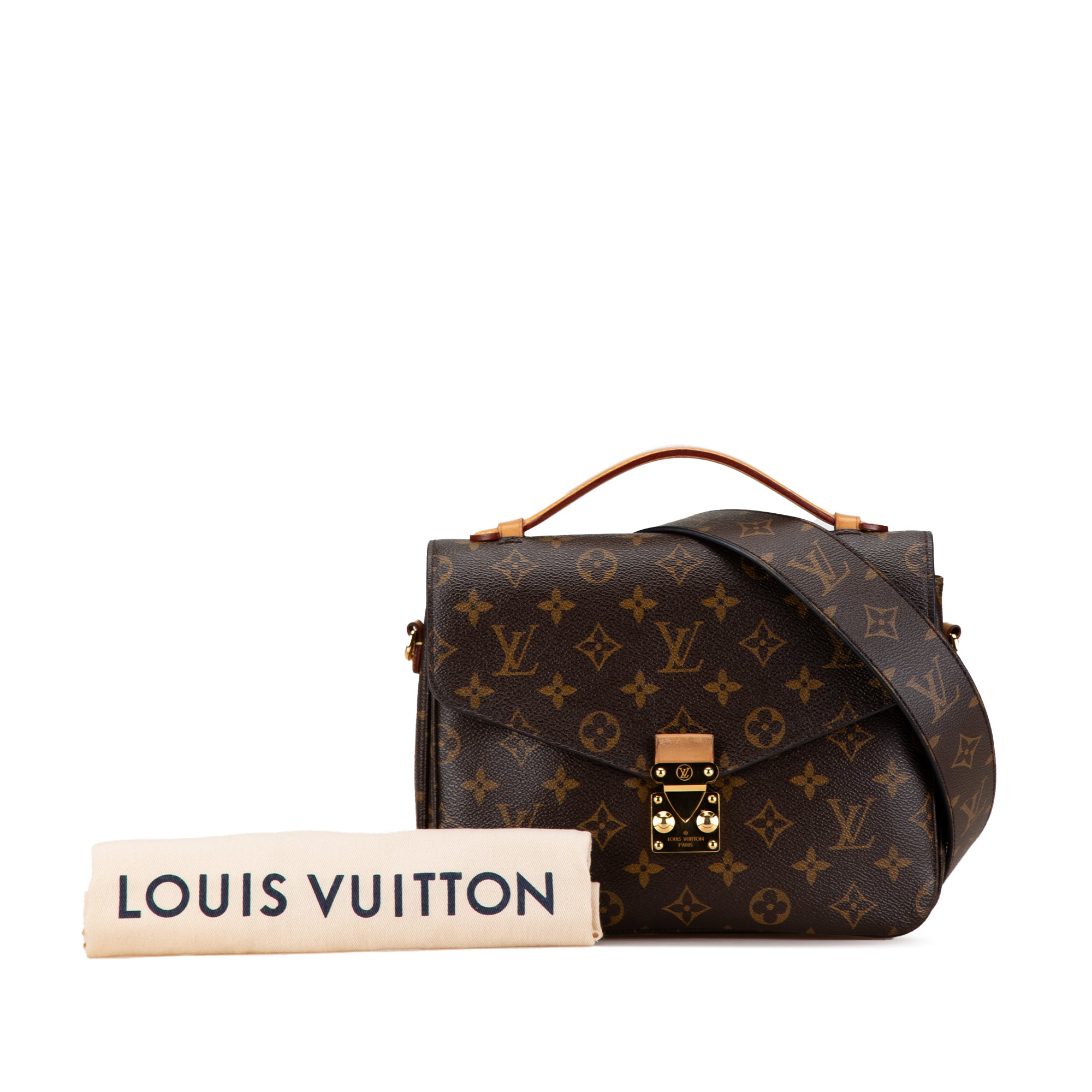 Louis Vuitton Monogram Pochette Metis In Brown