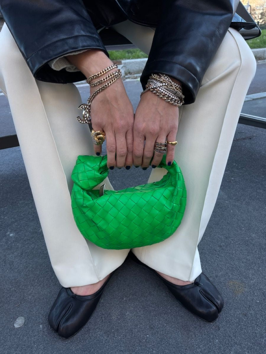 Bottega Veneta Mini Jodie Bag in Green