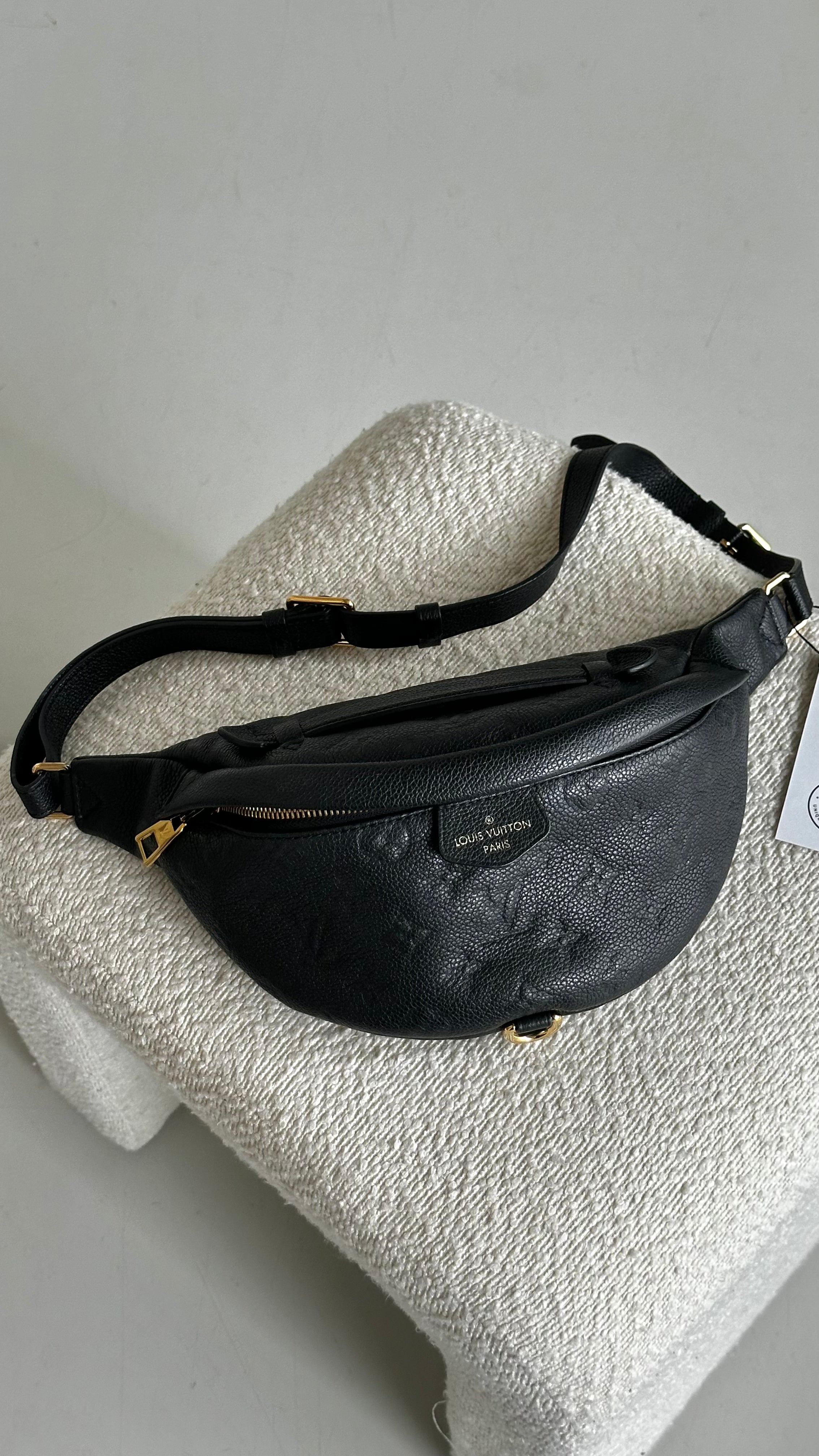 LOUIS VUITTON BUMBAG MONOGRAM EMPREINTE IN BLACK