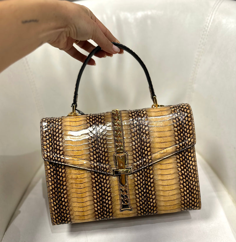 Gucci Sylvie 1969 Python Handbag - Rare