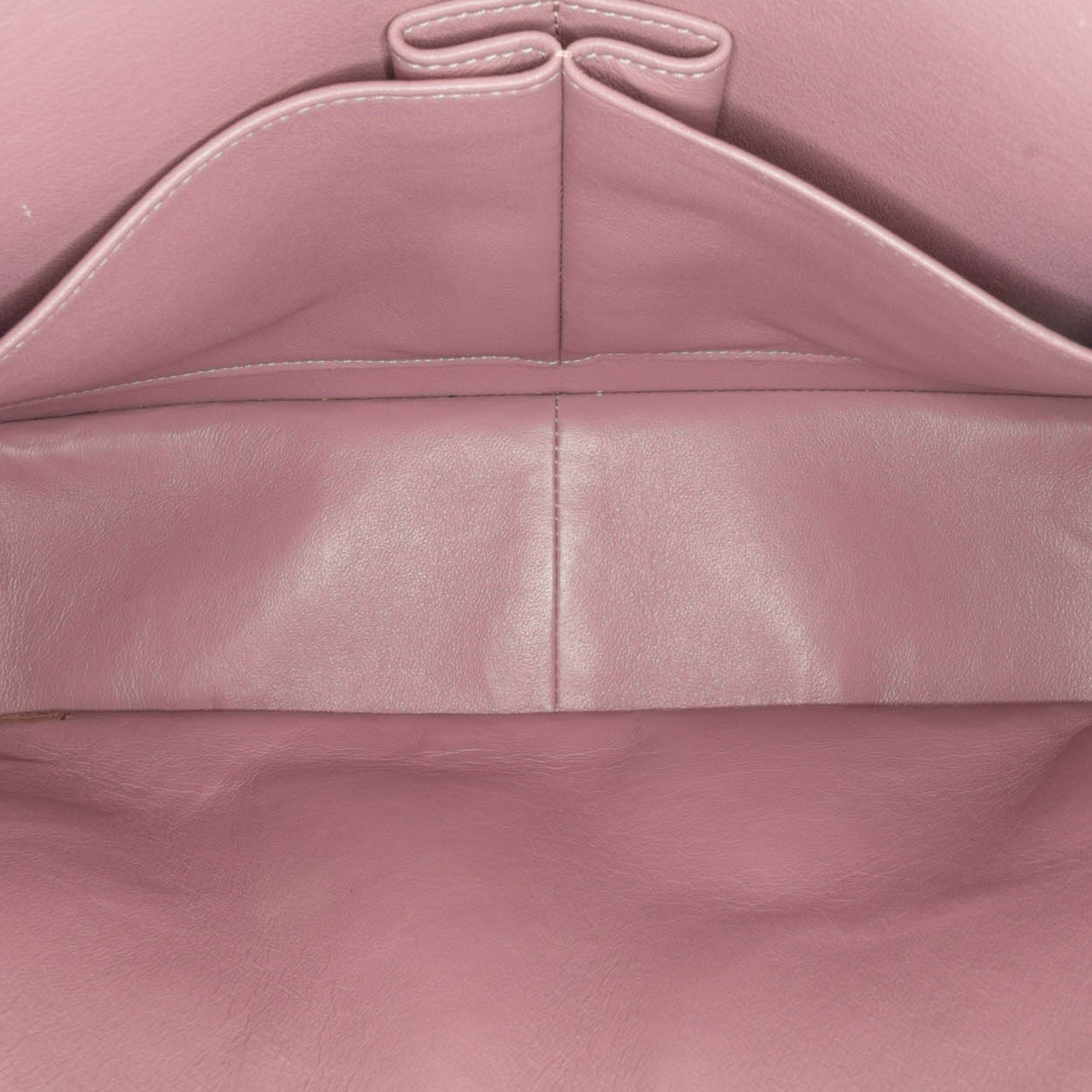 Chanel Jumbo Classic Caviar Double Flap In Pink