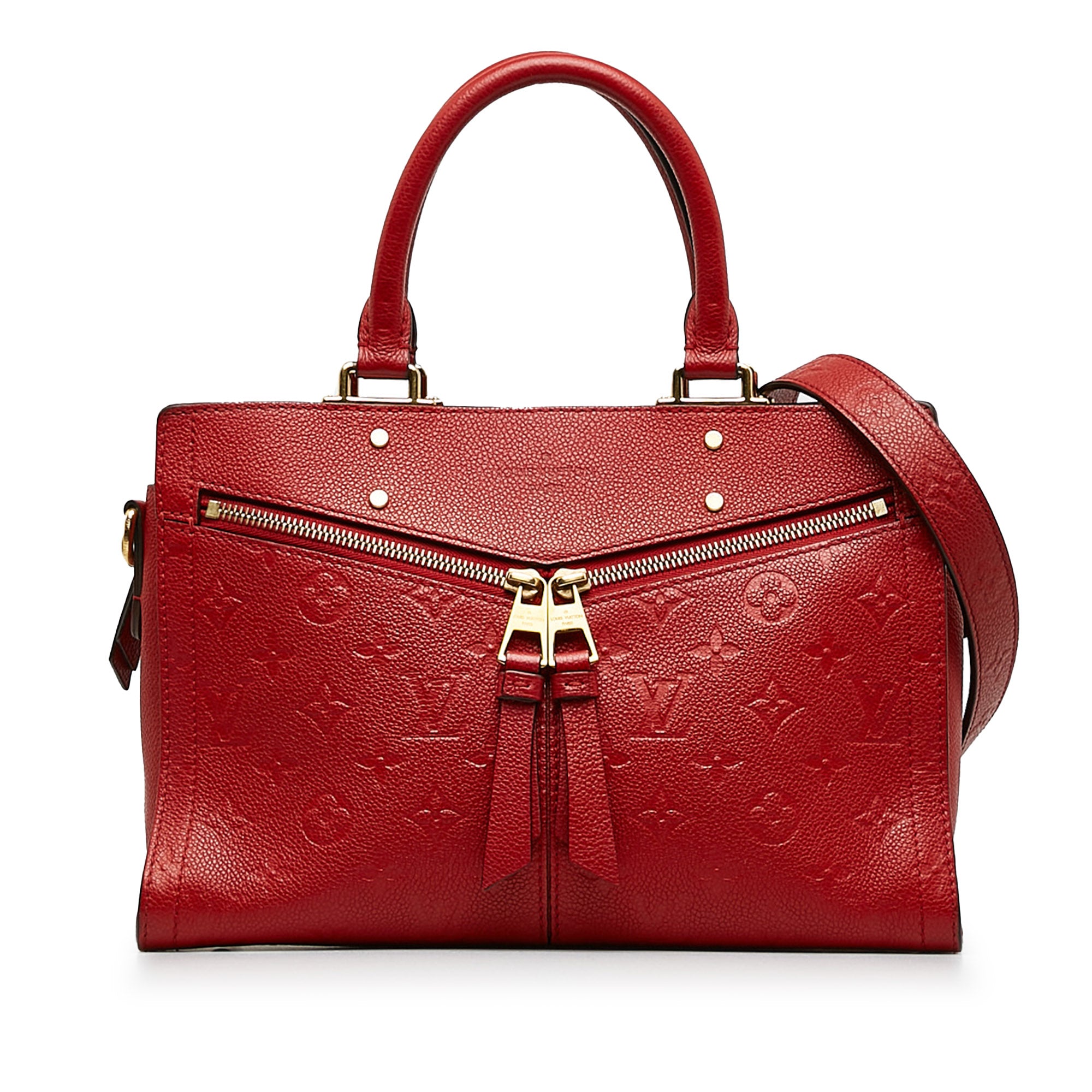 Louis Vuitton Monogram Empreinte Sully PM In Red