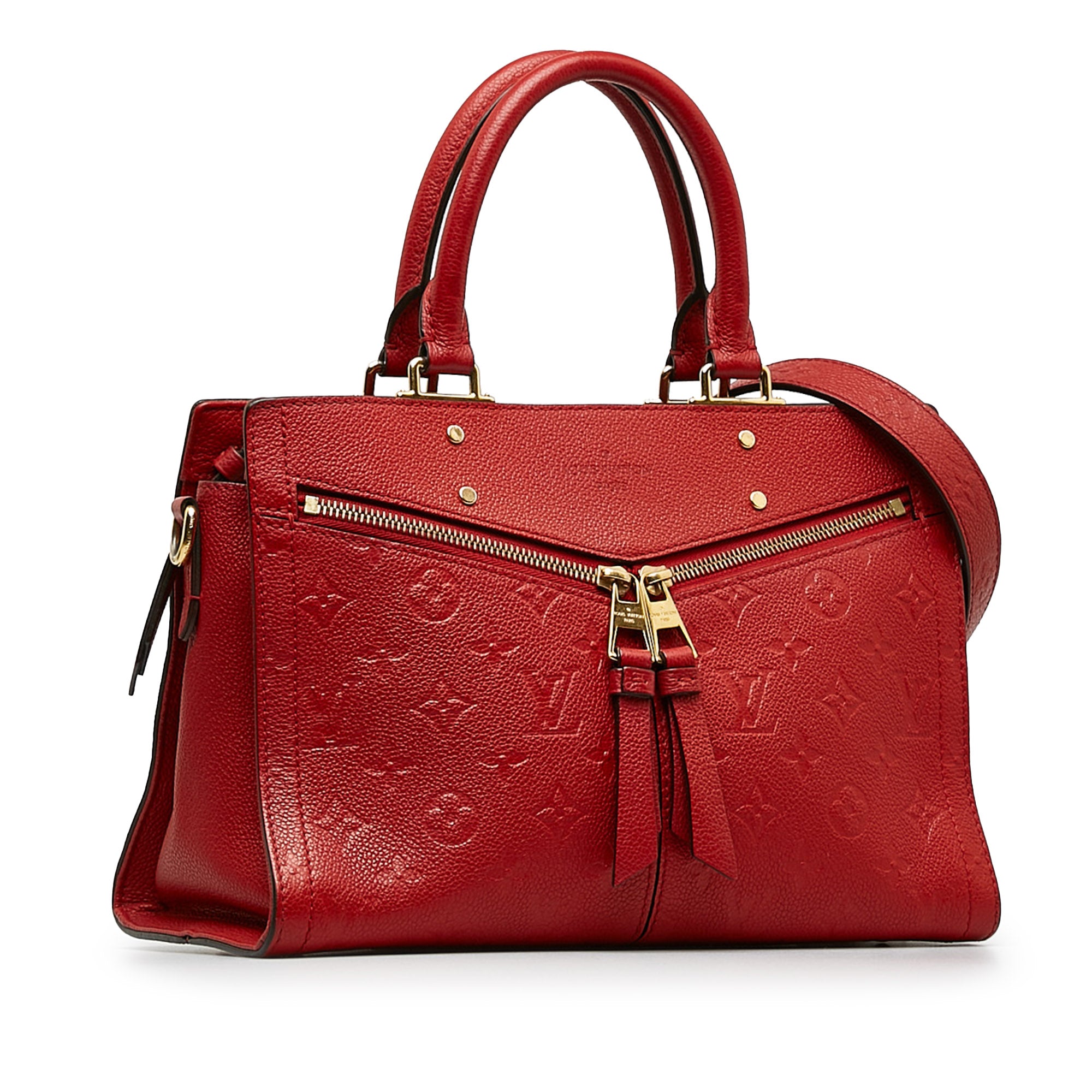 Louis Vuitton Monogram Empreinte Sully PM In Red