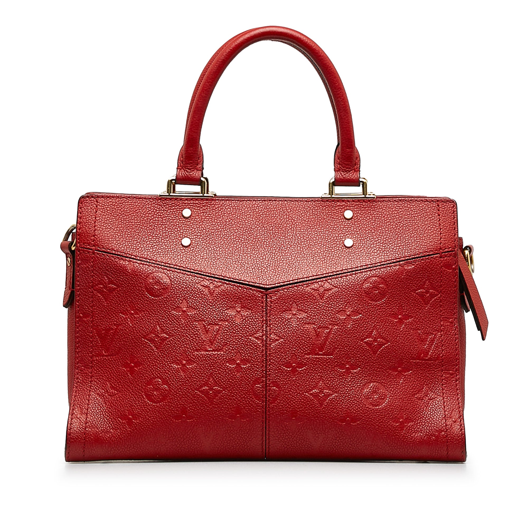 Louis Vuitton Monogram Empreinte Sully PM In Red