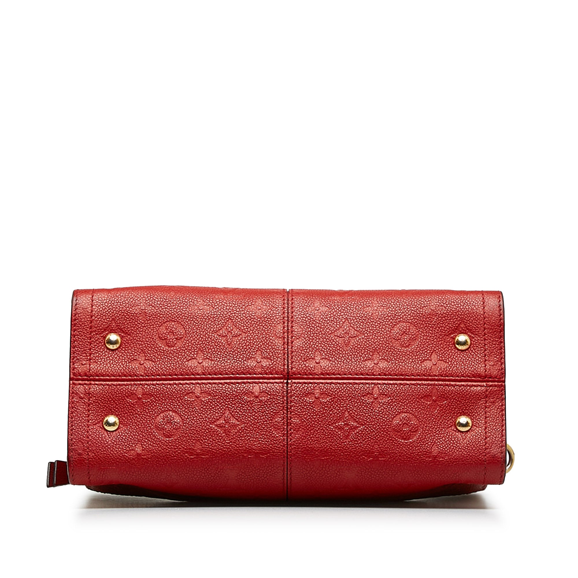 Louis Vuitton Monogram Empreinte Sully PM In Red