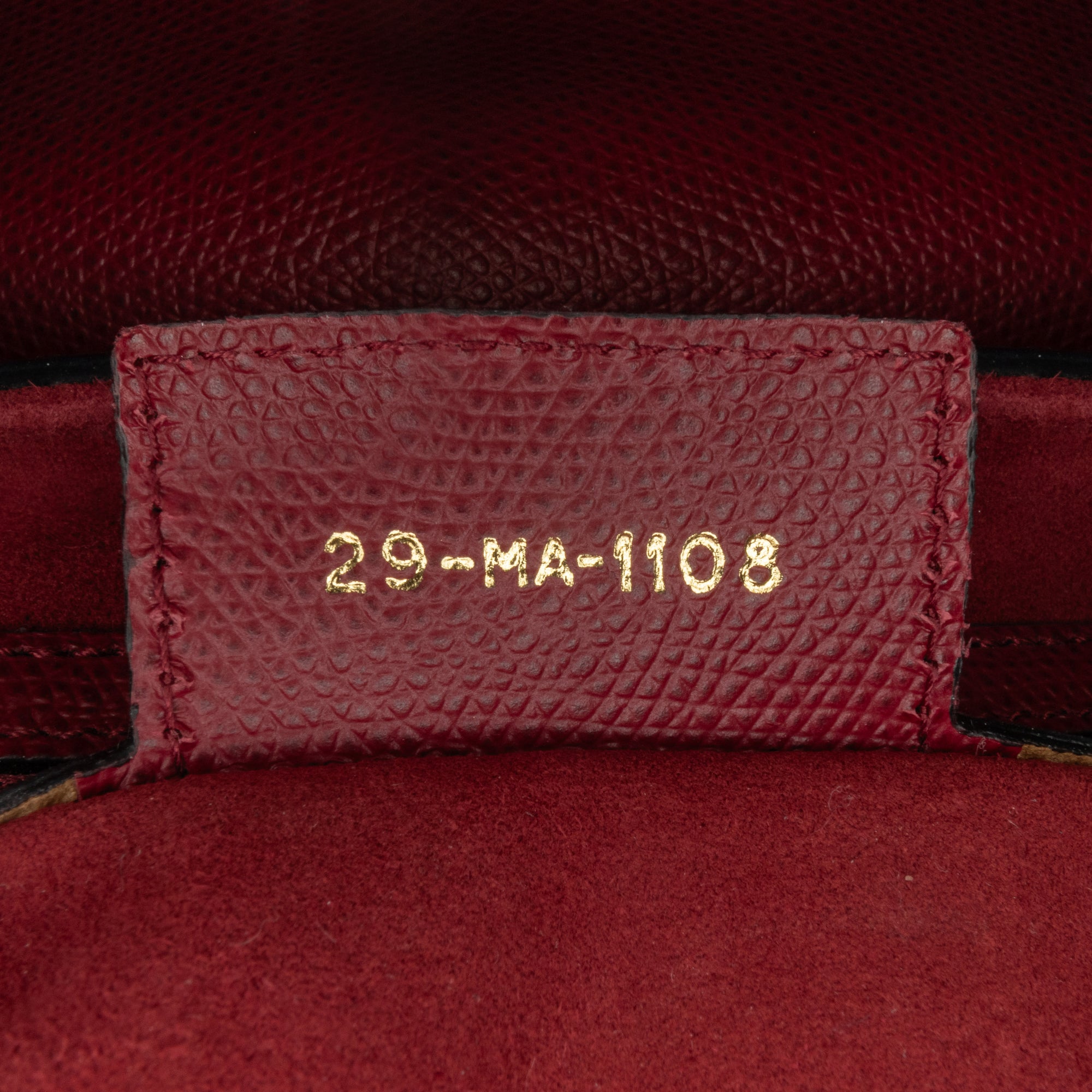 Dior Medium Leather Saddle In Red