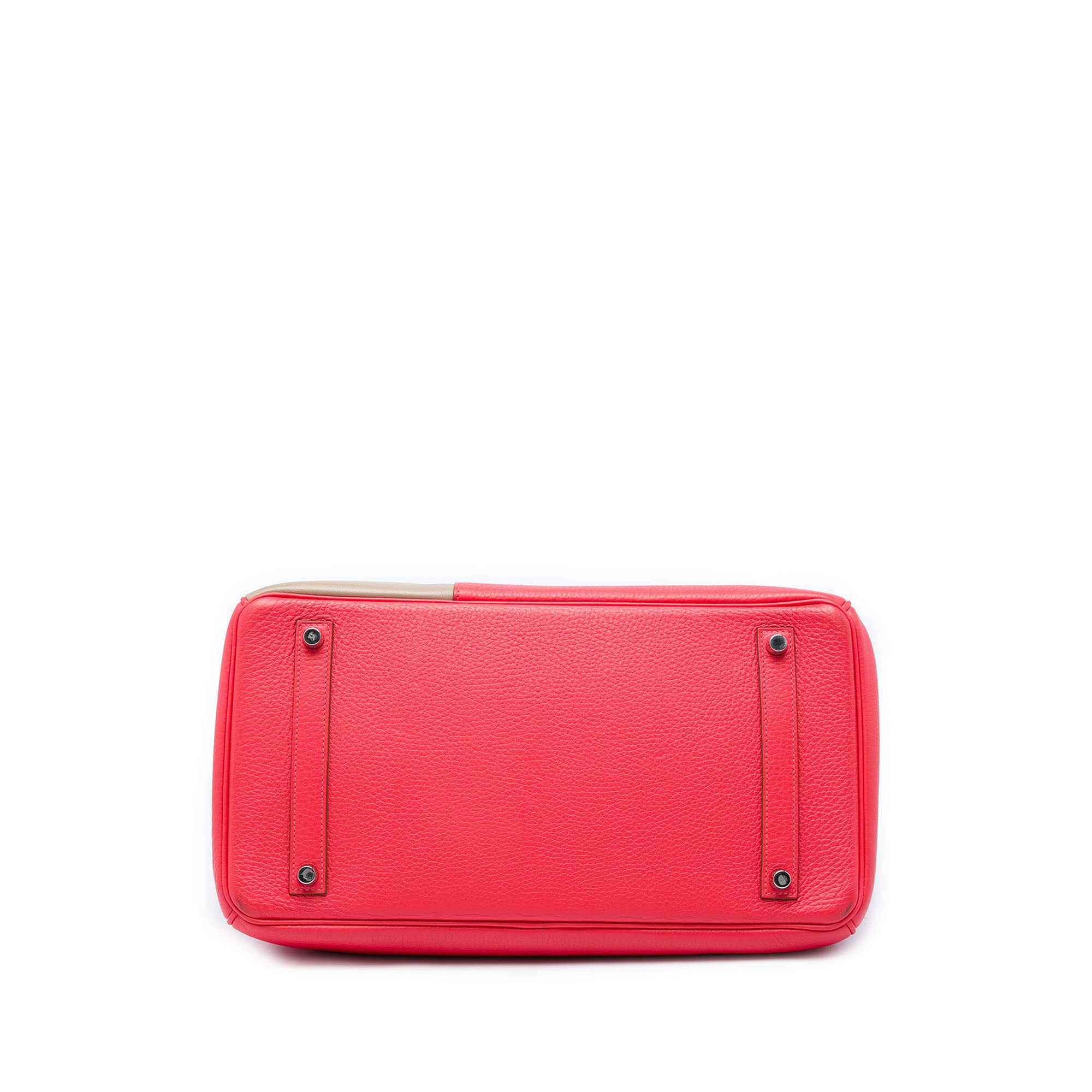 Hermès Tricolor Clemence and Swift Birkin Cascade Retourne 35 Pink