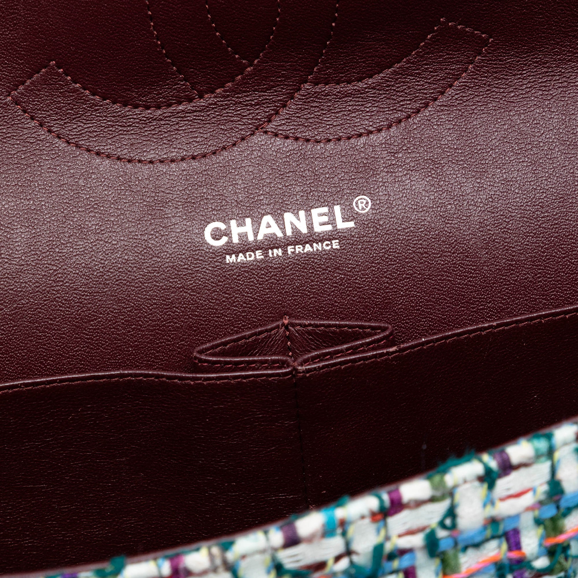 Chanel Jumbo Classic Tweed Double Flap Multi