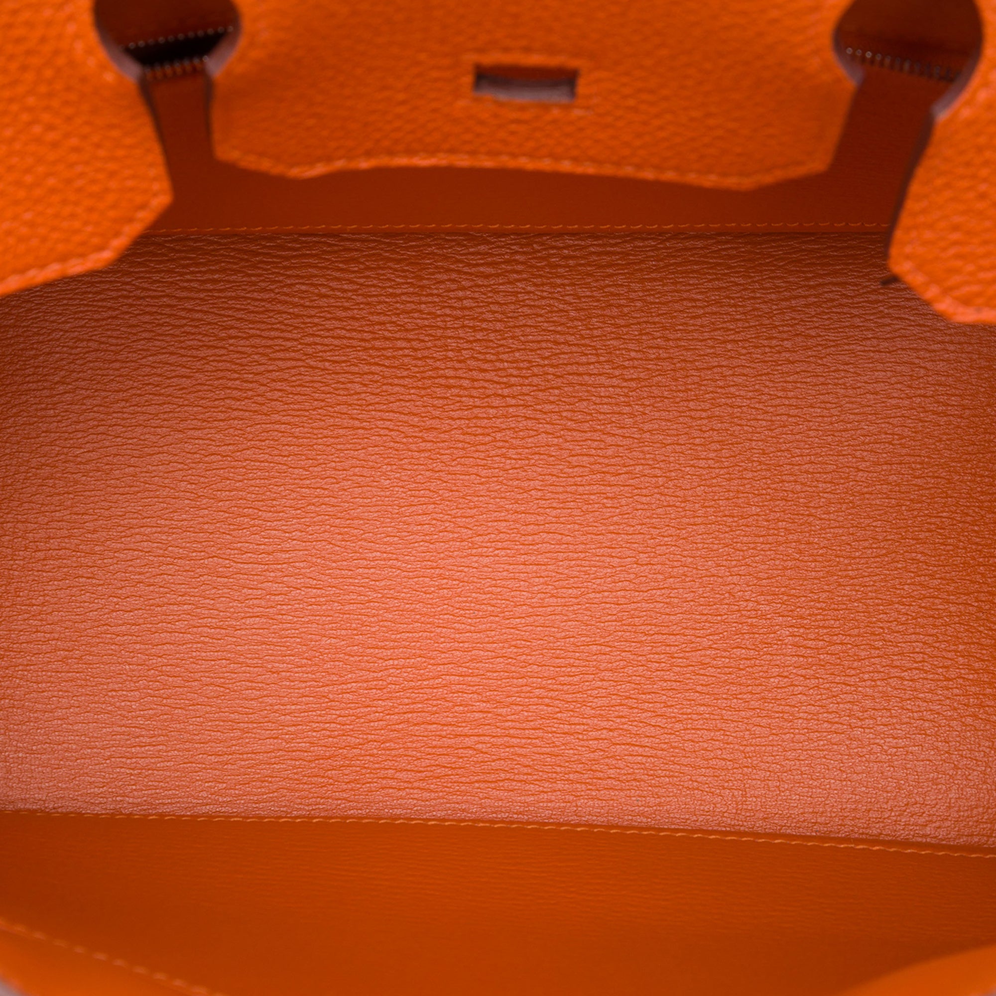 Hermès Clemence Birkin Retourne 30 Orange