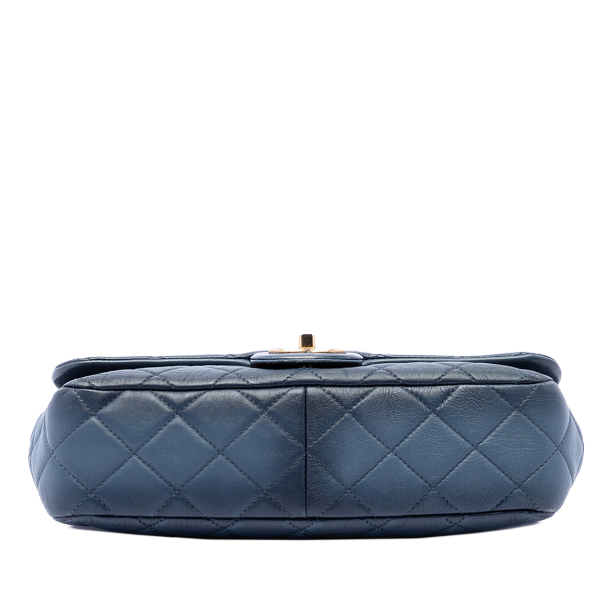Chanel CC Quilted Calfskin Ombre Flap Blue