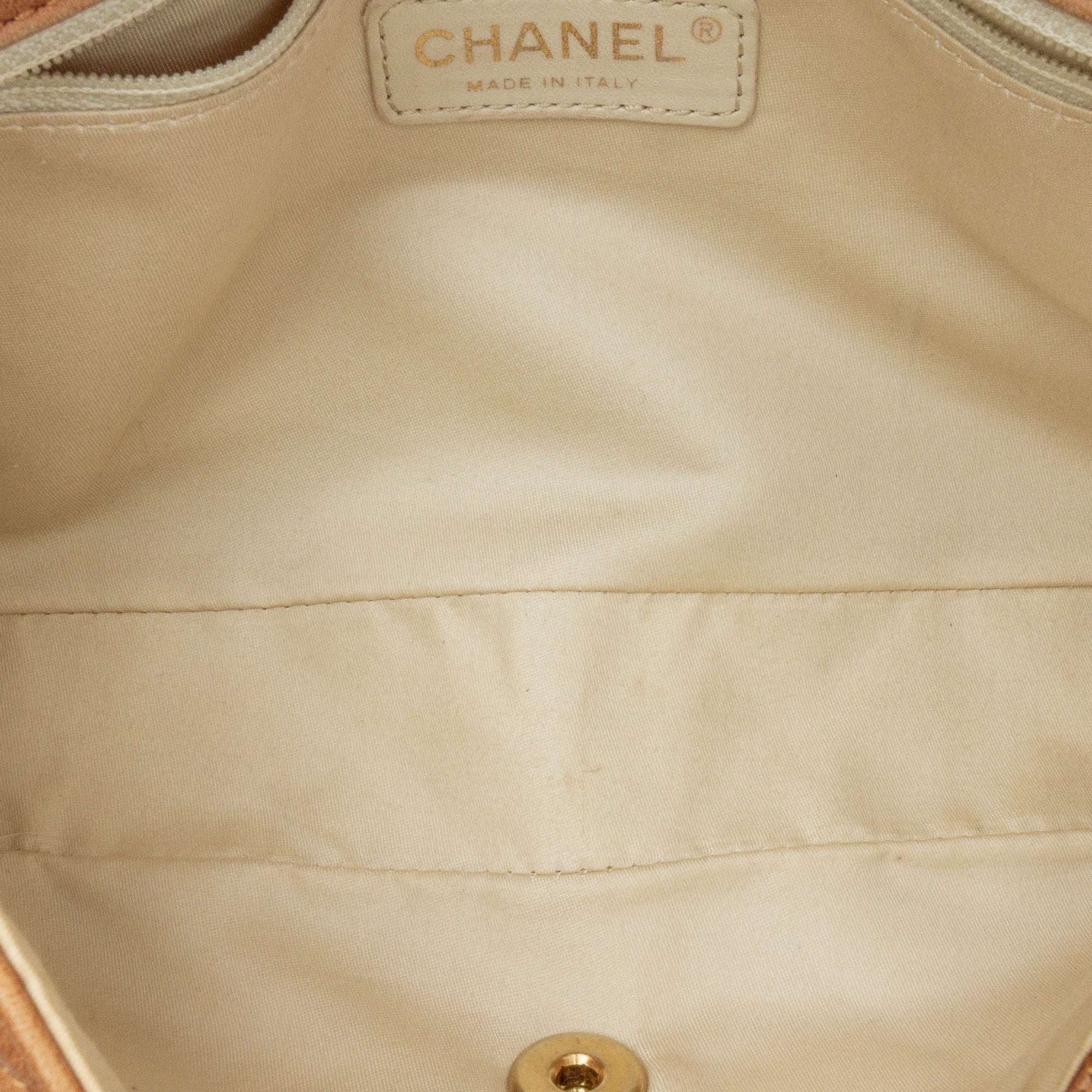 Chanel Medium Classic Lambskin Marine Charms Single Flap In Brown