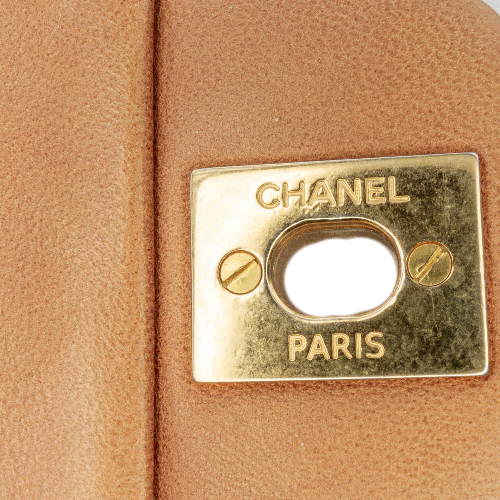 Chanel Medium Classic Lambskin Marine Charms Single Flap In Brown