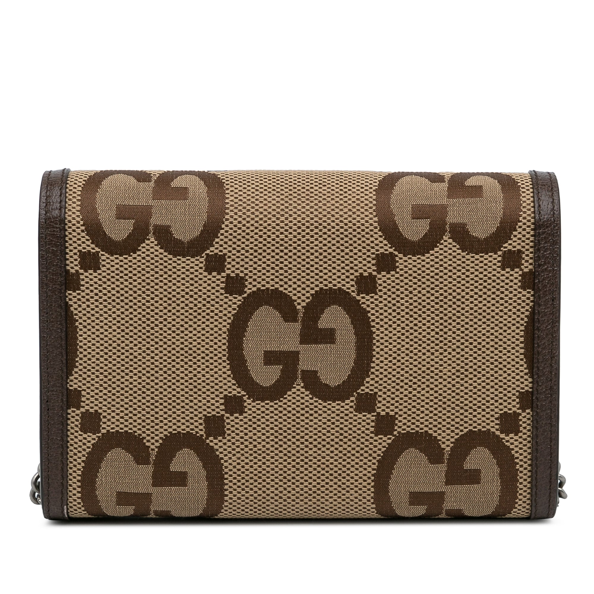 Gucci Mini Jumbo GG Dionysus Wallet on Chain In Brown