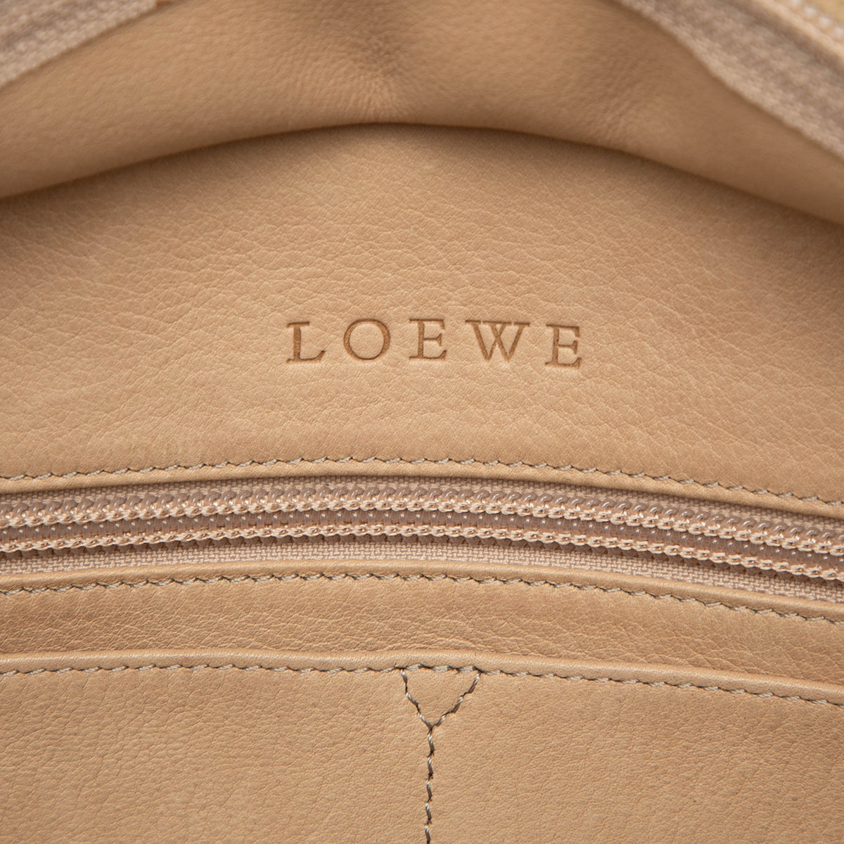 LOEWE Suede Amazona 28 Brown