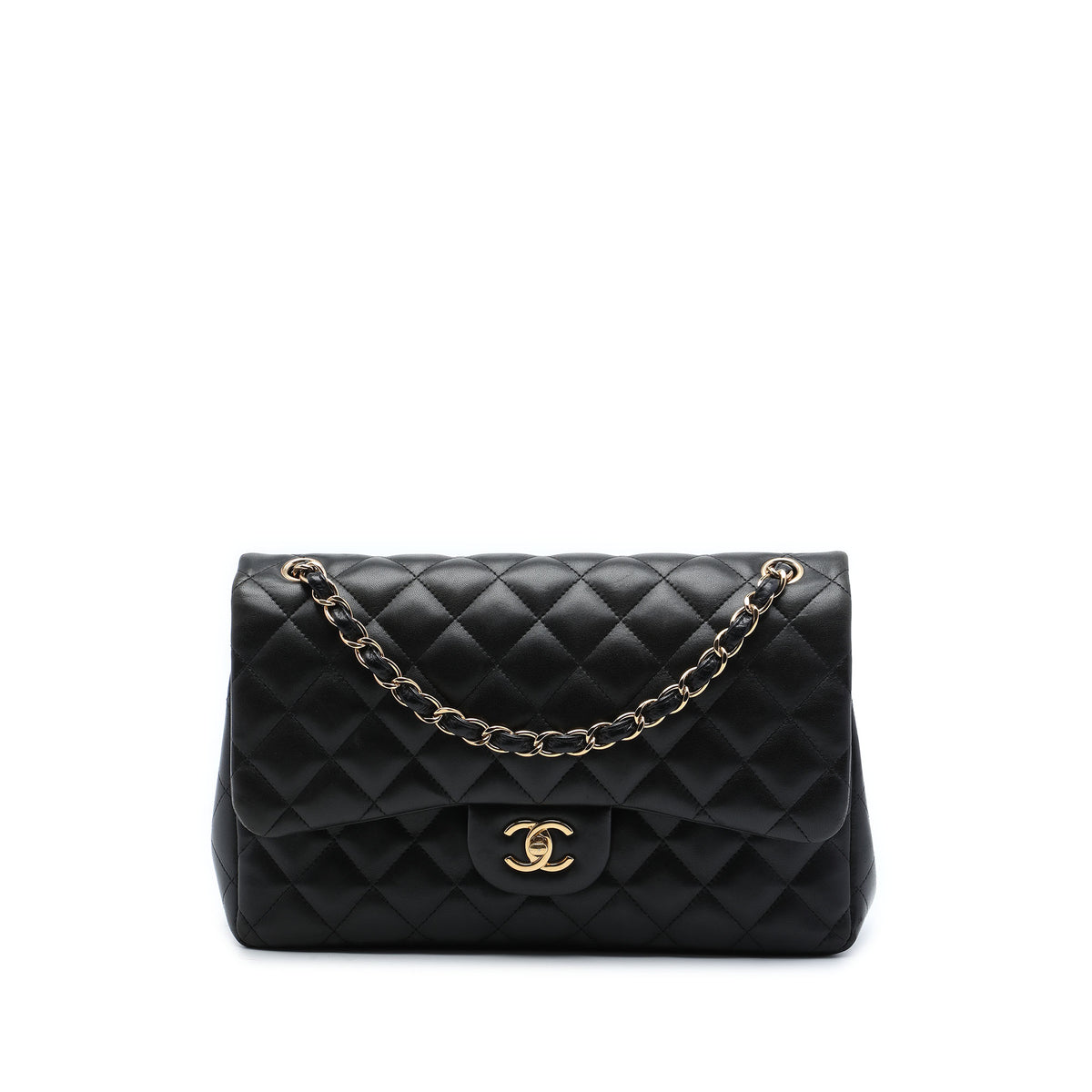 Chanel Jumbo Classic Lambskin Double Flap Black