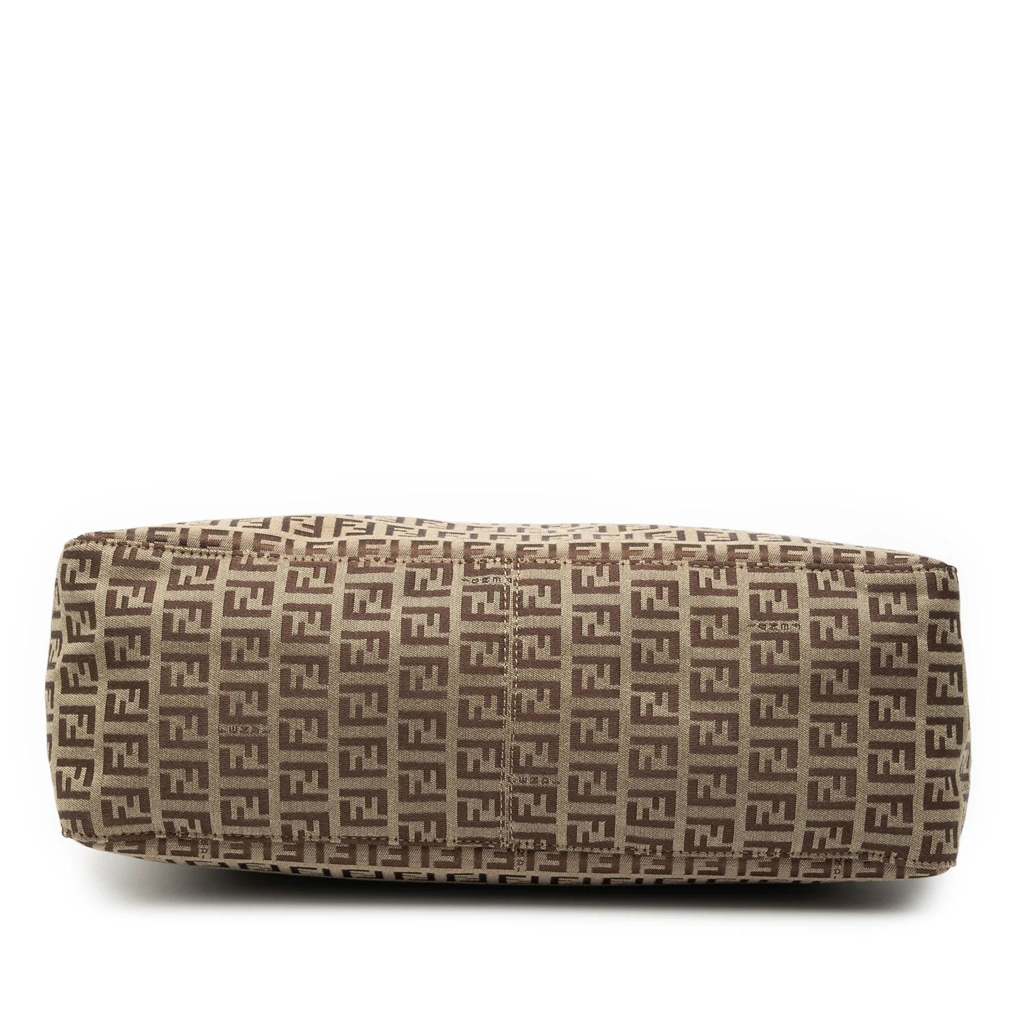FENDI ZUCCHINO CANVAS TOTE BAG IN BROWN