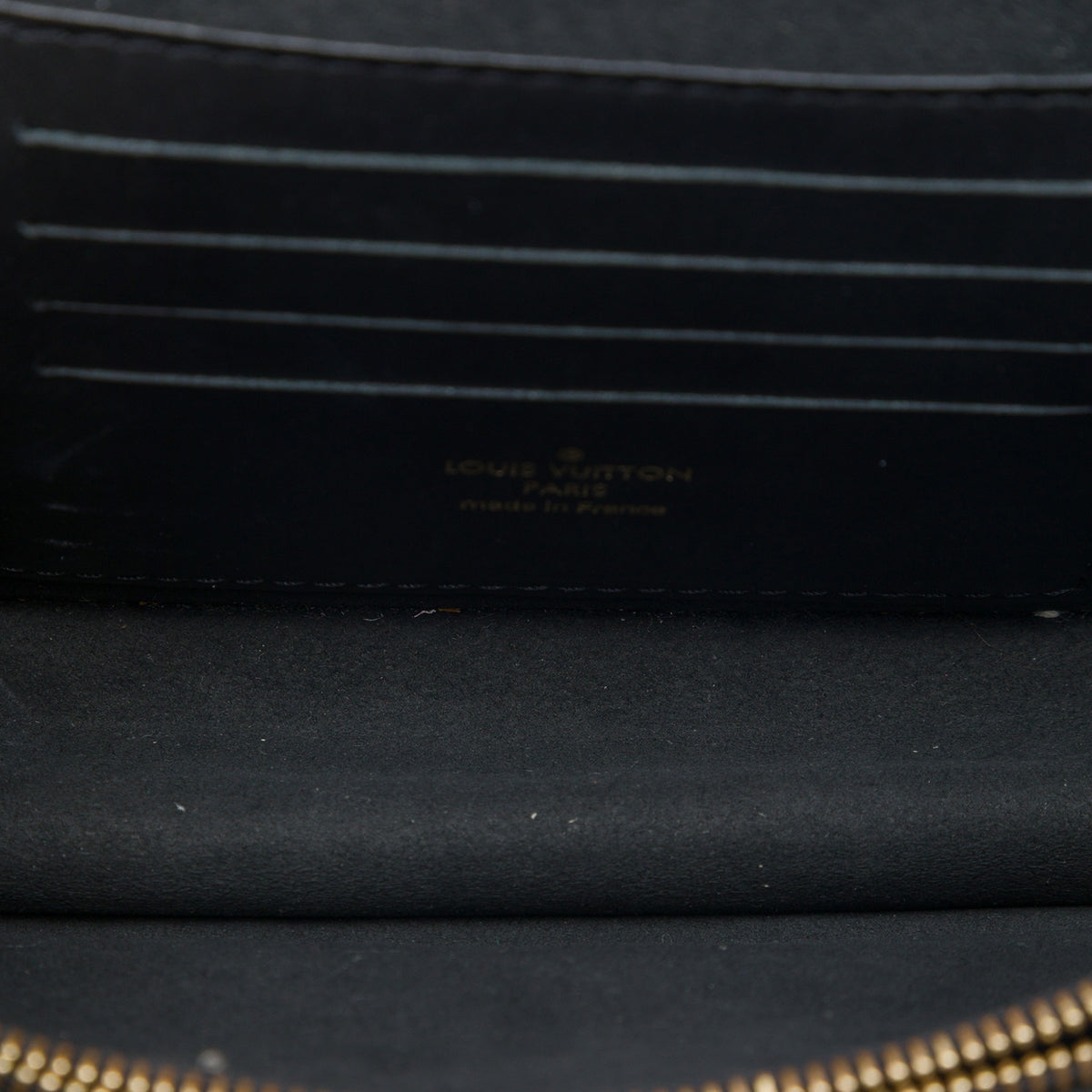 Louis Vuitton Monogram Reverse Dauphine Wallet on Chain Brown