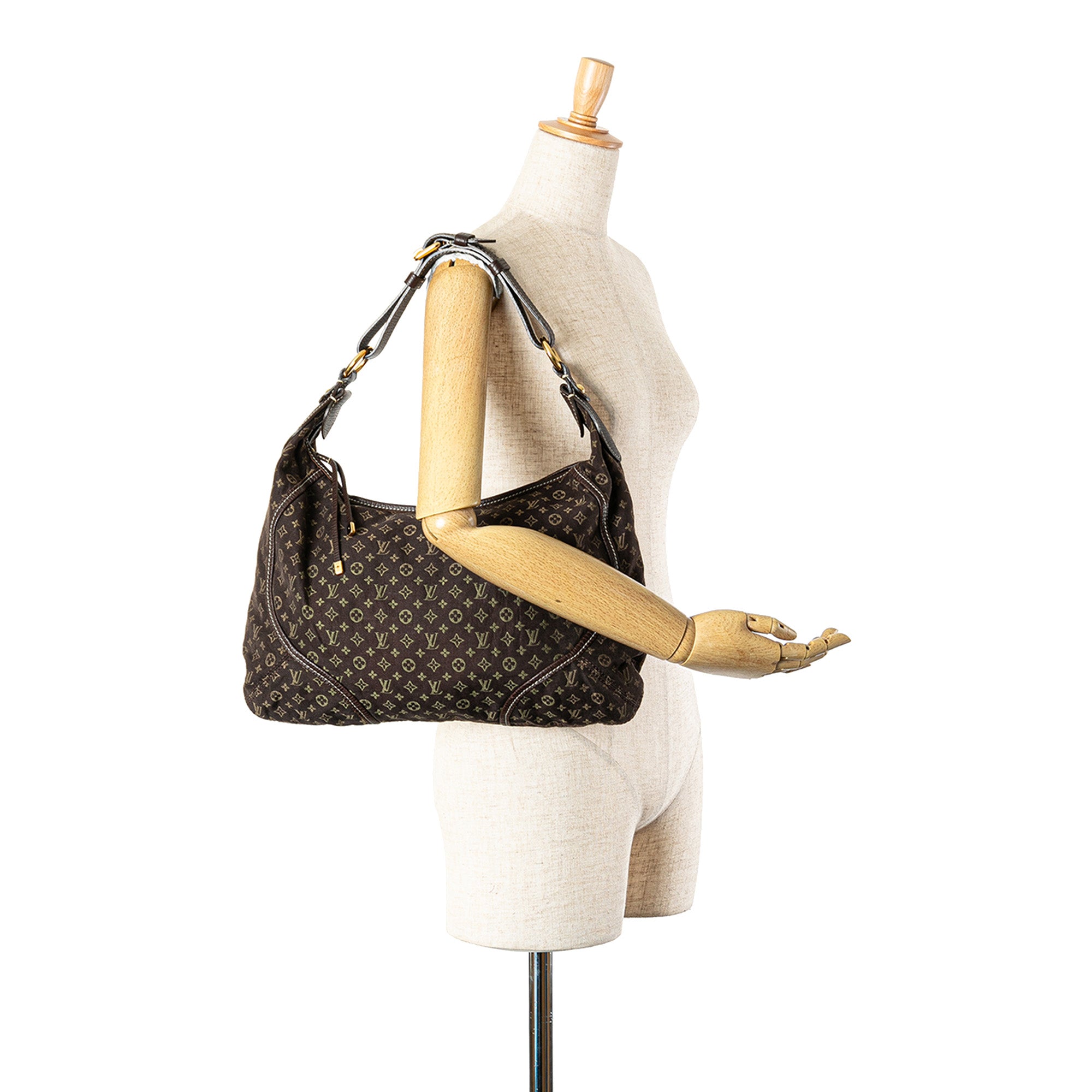 Louis Vuitton Monogram Mini Lin Manon MM In Brown