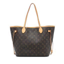 LOUIS VUITTON MONOGRAM NEVERFULL MM IN BROWN